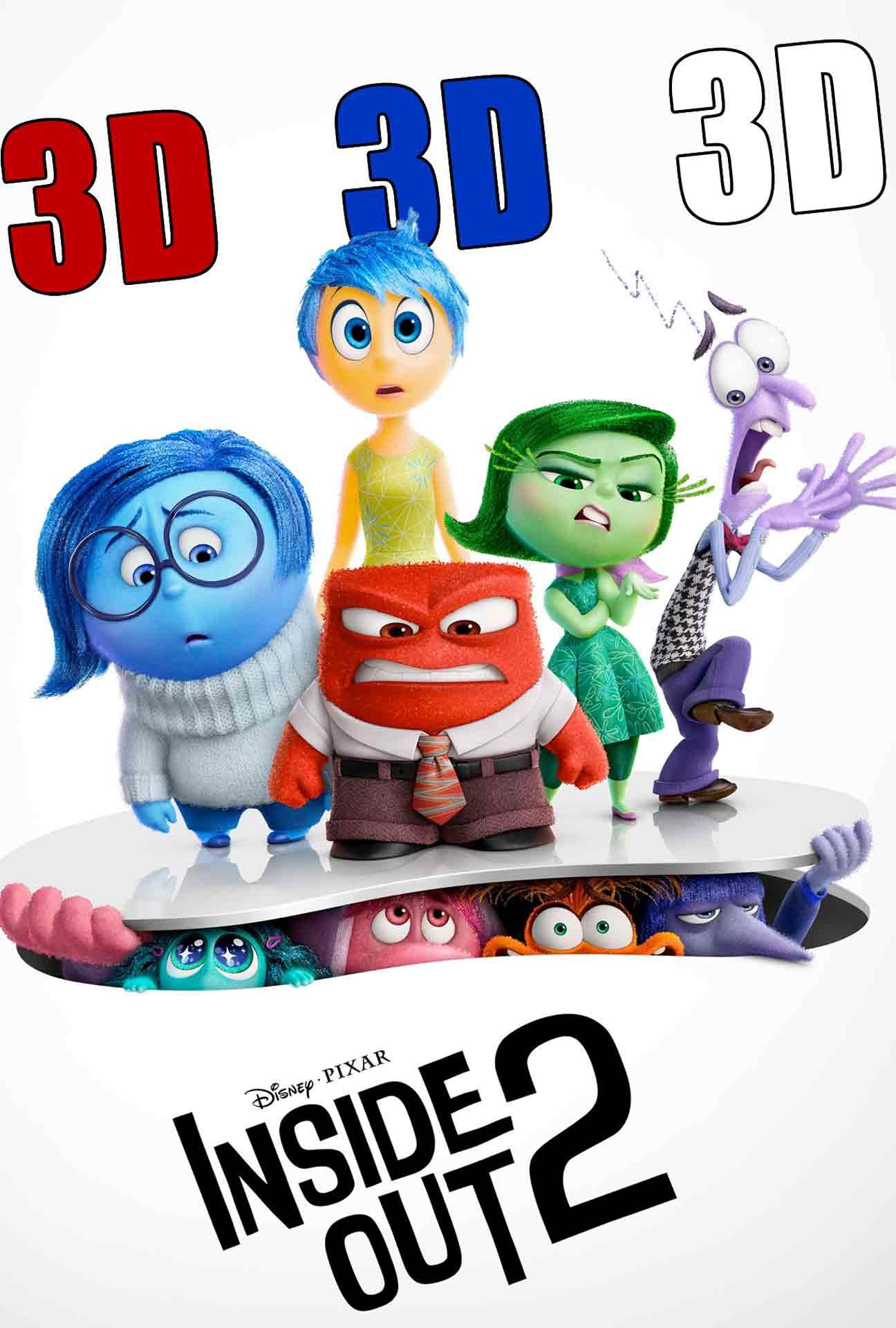 Movie Poster for Inside Out 2 3D