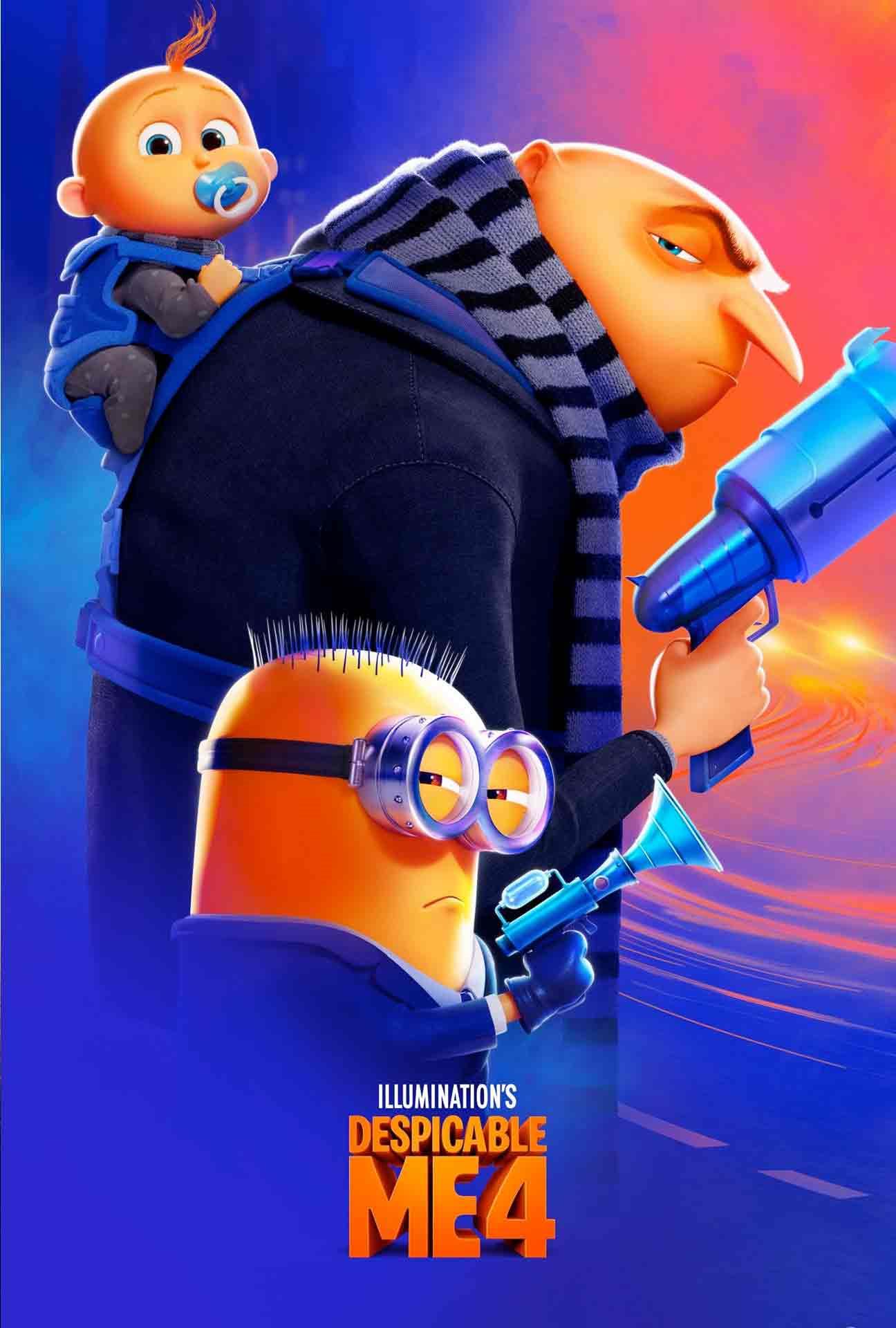 Movie Poster for Despicable Me 4