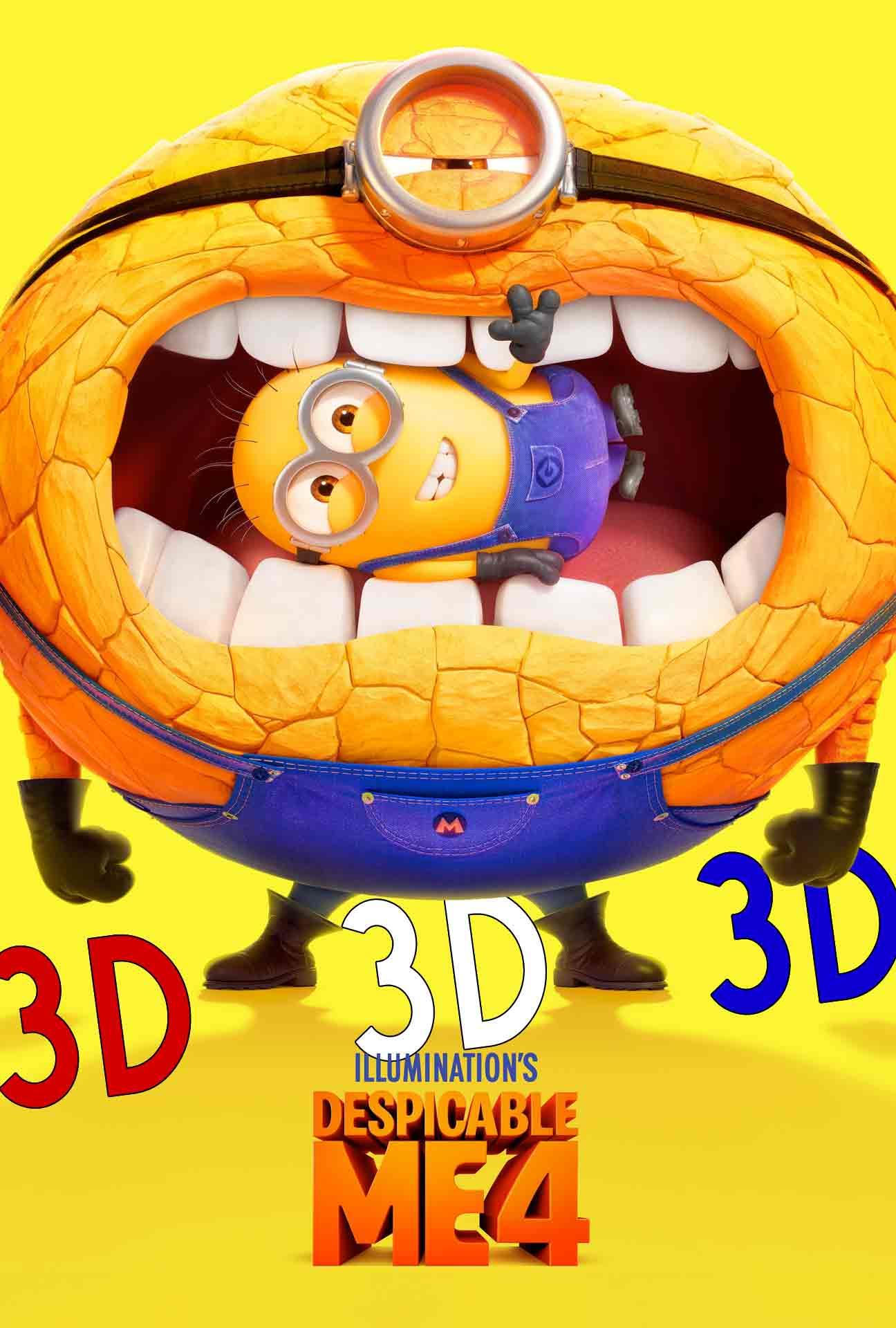 Movie Poster for Despicable Me 4 3D