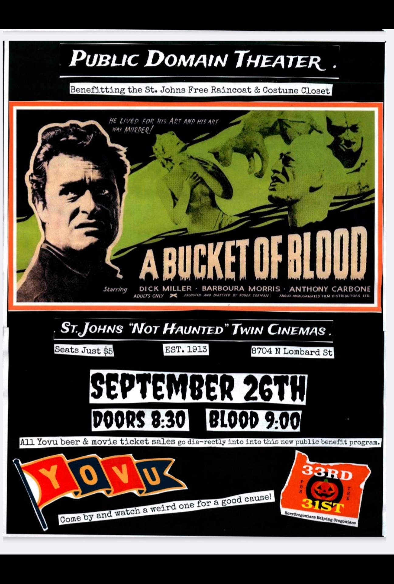 Public Domain Theater poster