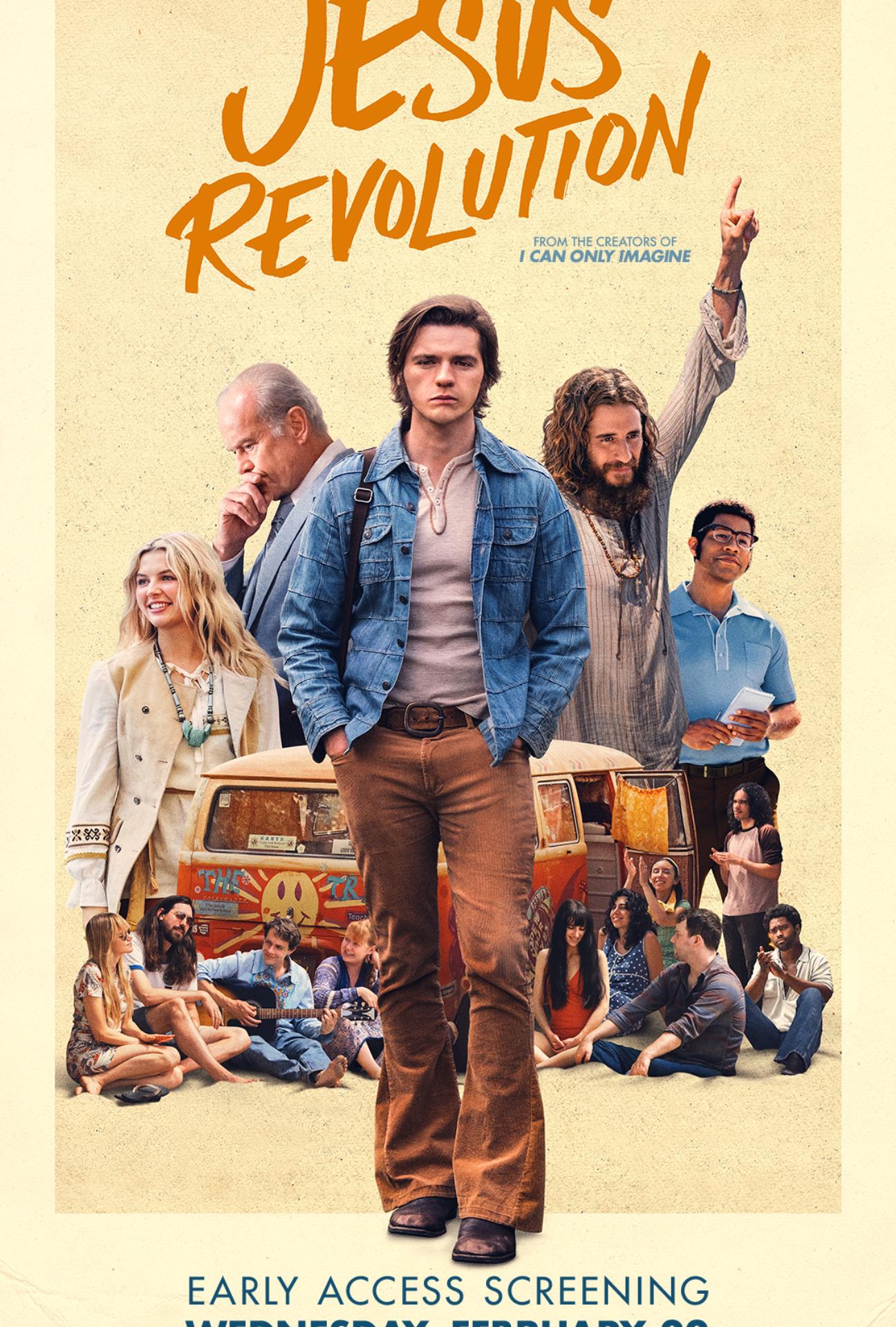 Jesus Revolution EARLY ACCESS at Marquis Cinema 10, ASHBRIE movie