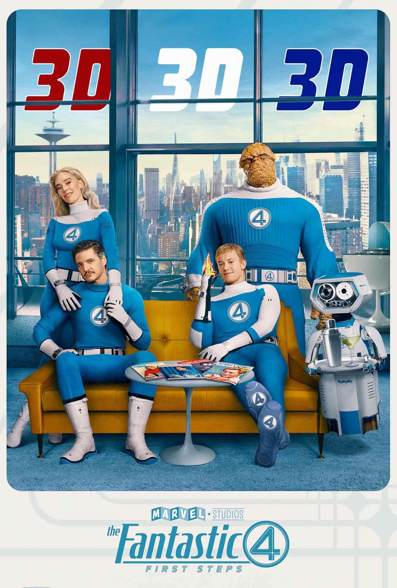 Movie Poster for Fantastic Four: First Steps 3D