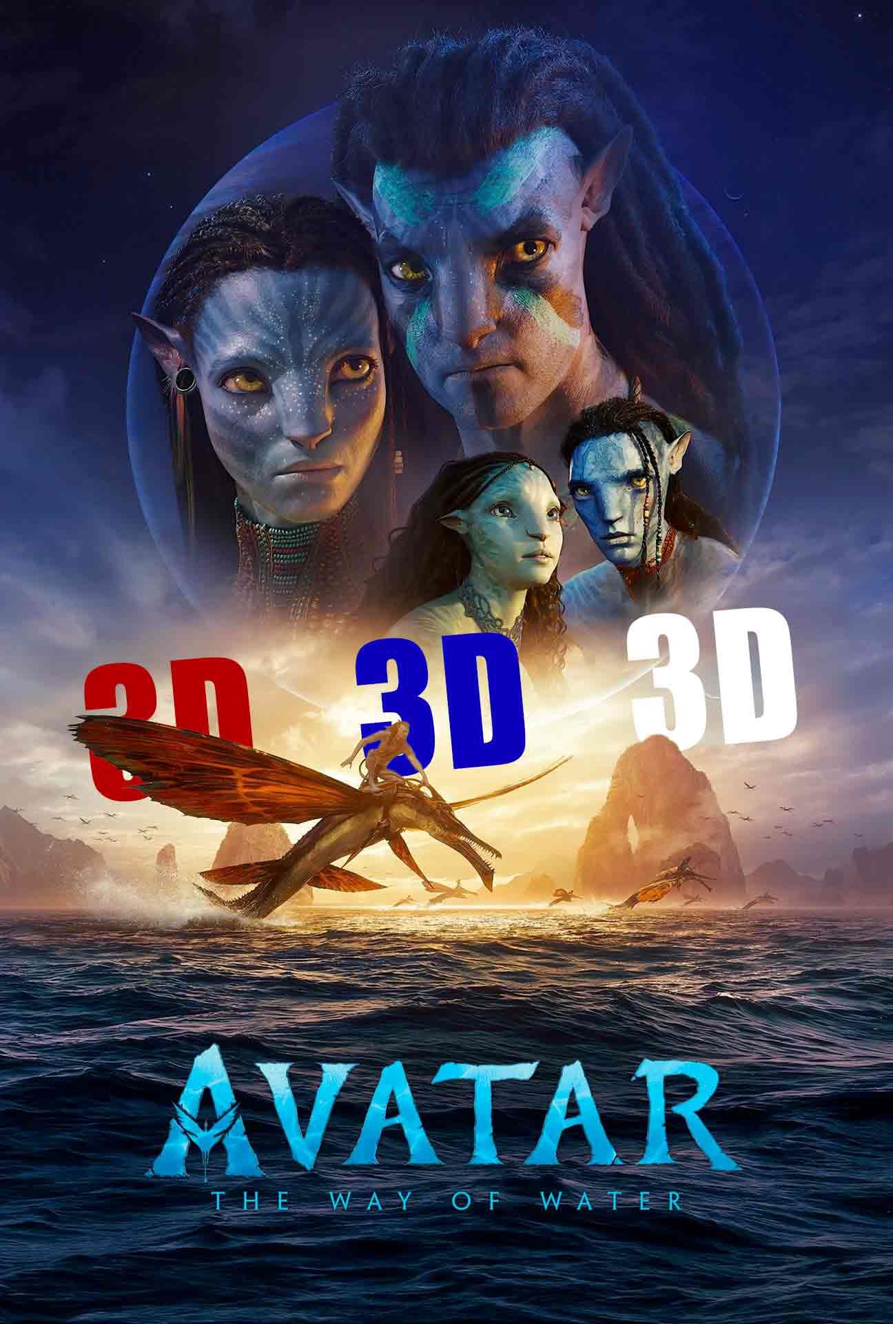 Movie Poster for Avatar: The Way of Water 3D (Re-Release)