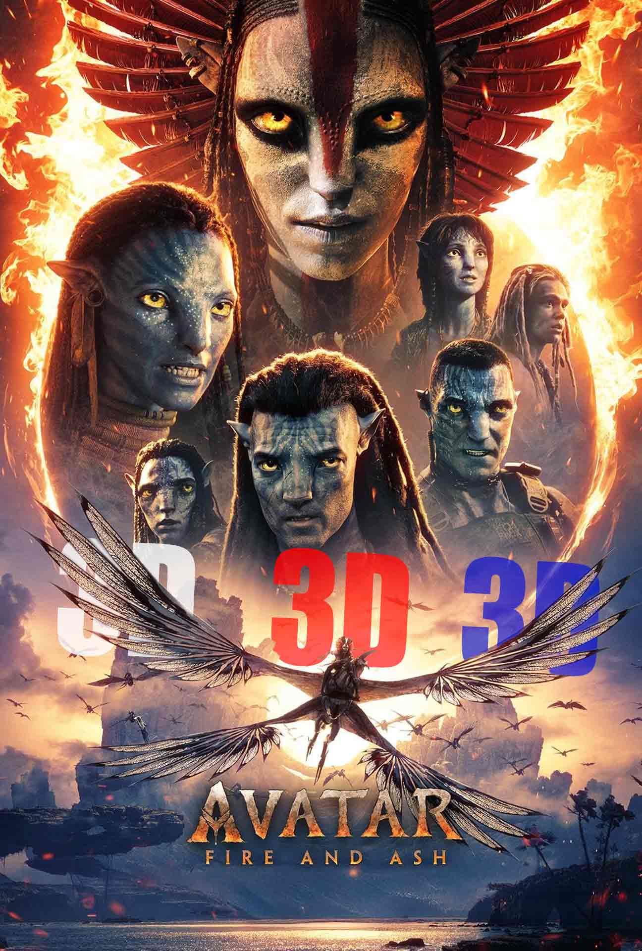 Movie Poster for Avatar: Fire and Ash 3D