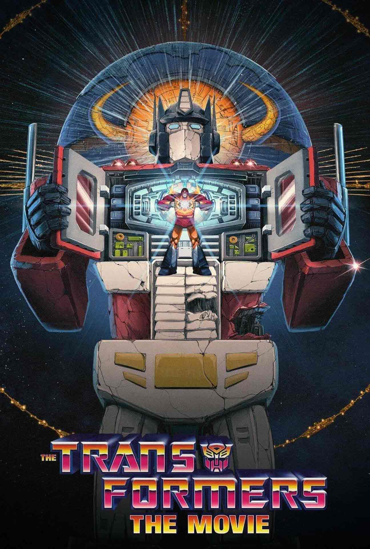 Movie Poster for The Transformers: The Movie 40th Anniversary