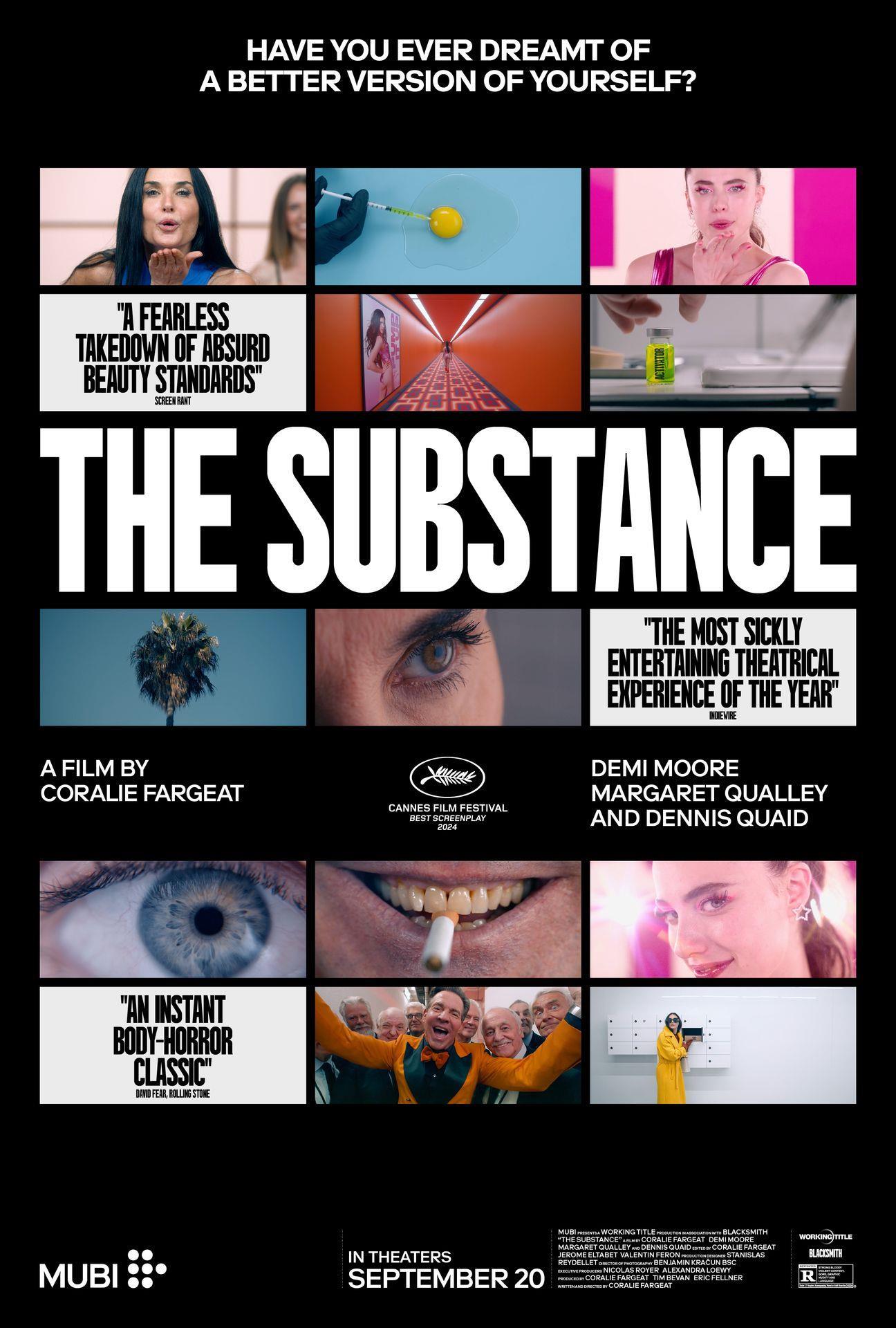Subtitle The Substance at KENT PLAZA CINEMAS, MovieScoop movie times